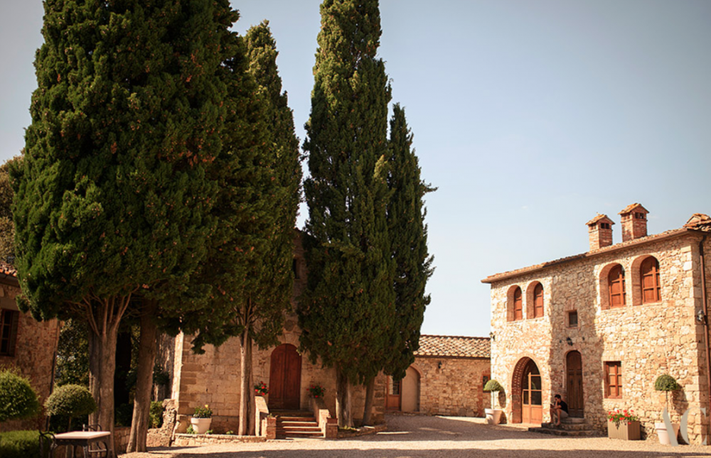 church in a castle for weddings in Tuscany