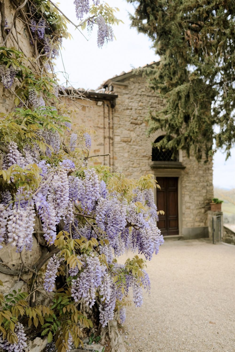 Chapel at luxury wedding castle in Chianti