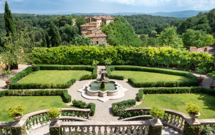 charming wedding villa garden in tuscany