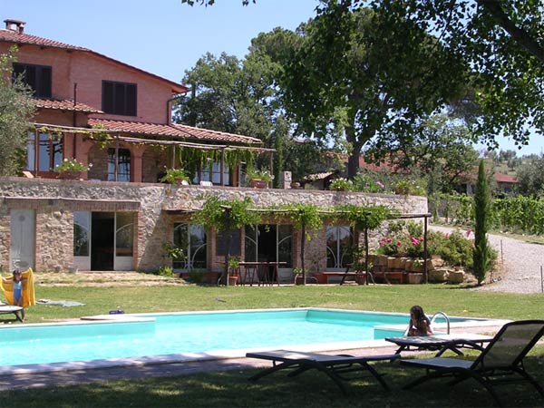 gardens in a wedding hamlet in siena