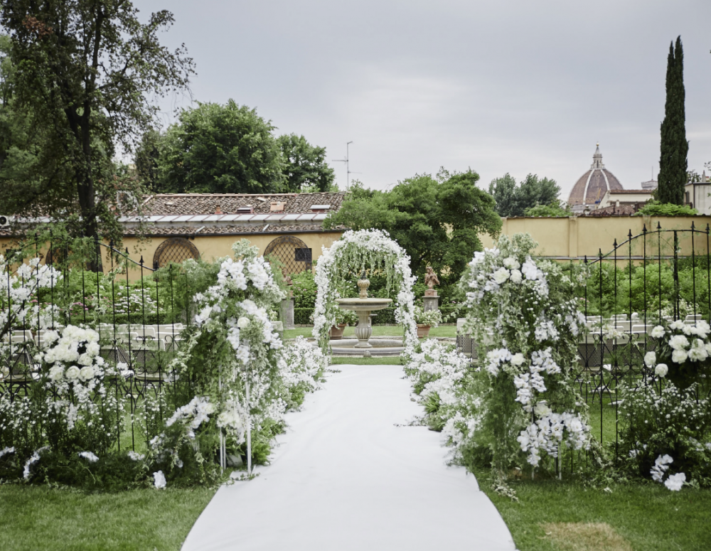 luxury wedding villa for ceremony in florence