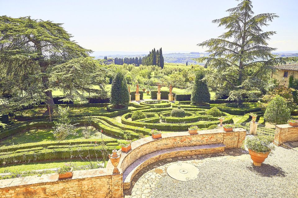 italian garden wedding villa siena