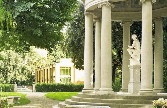 luxury wedding villa garden in florence