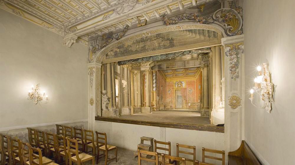 Theatre of the Medieval castle in Tuscany