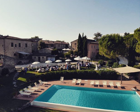 tiny wedding hamlet with pool