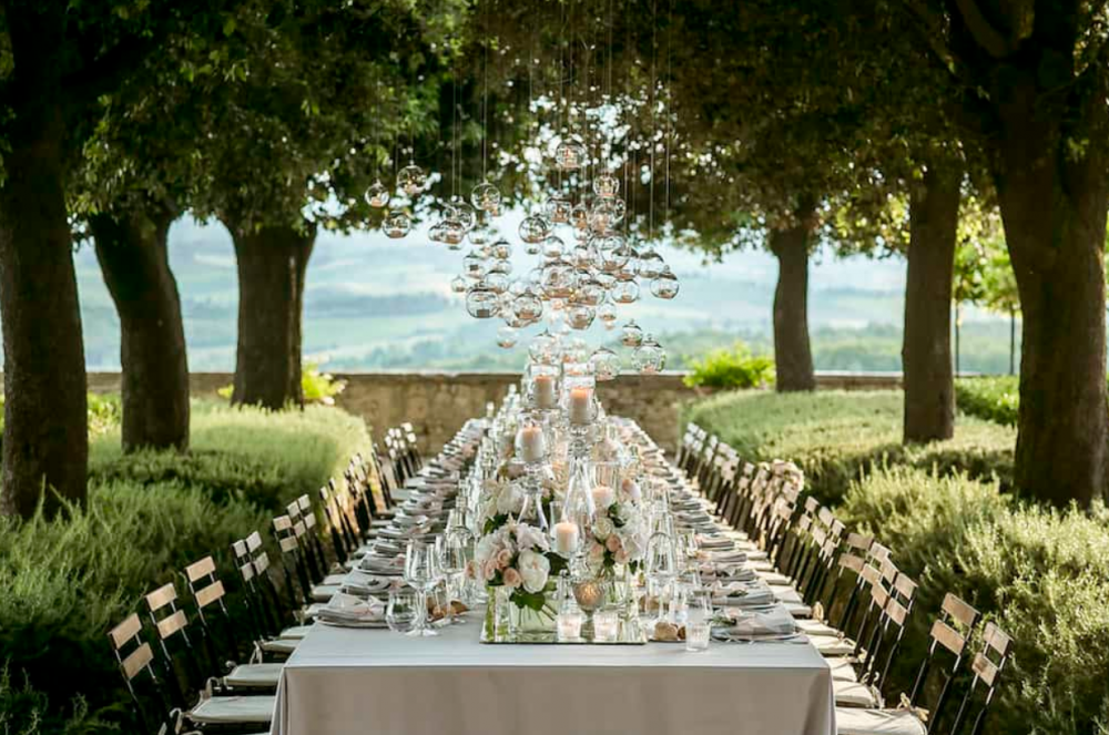 tuscany vibes country wedding table decoration