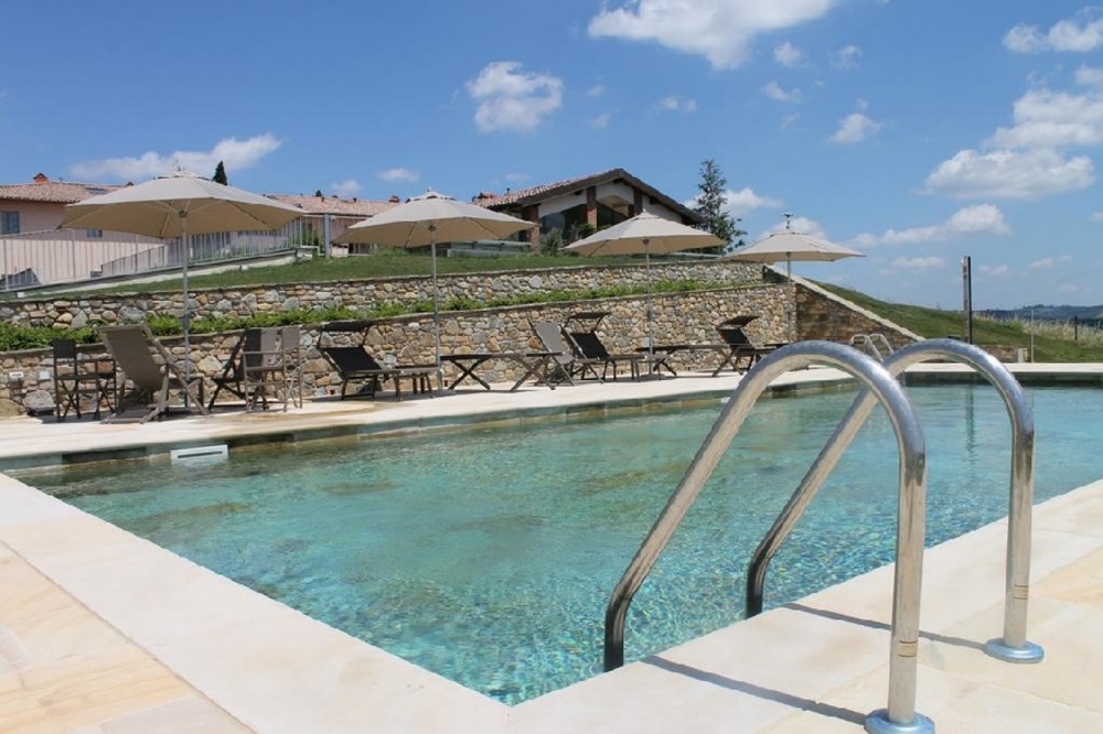 pool in a tuscany villa