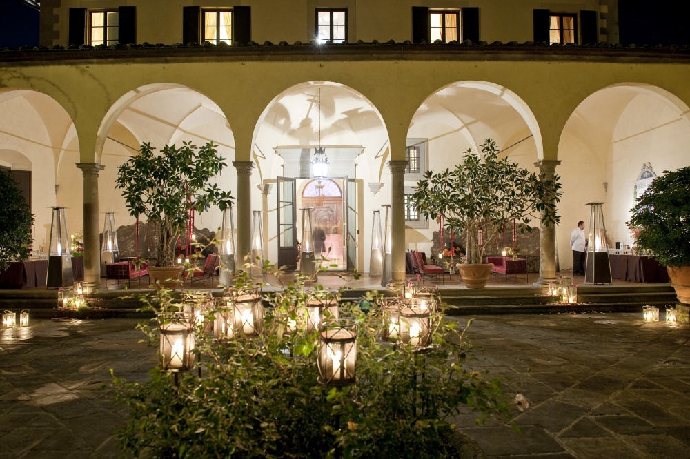 loggia in a villa in florence