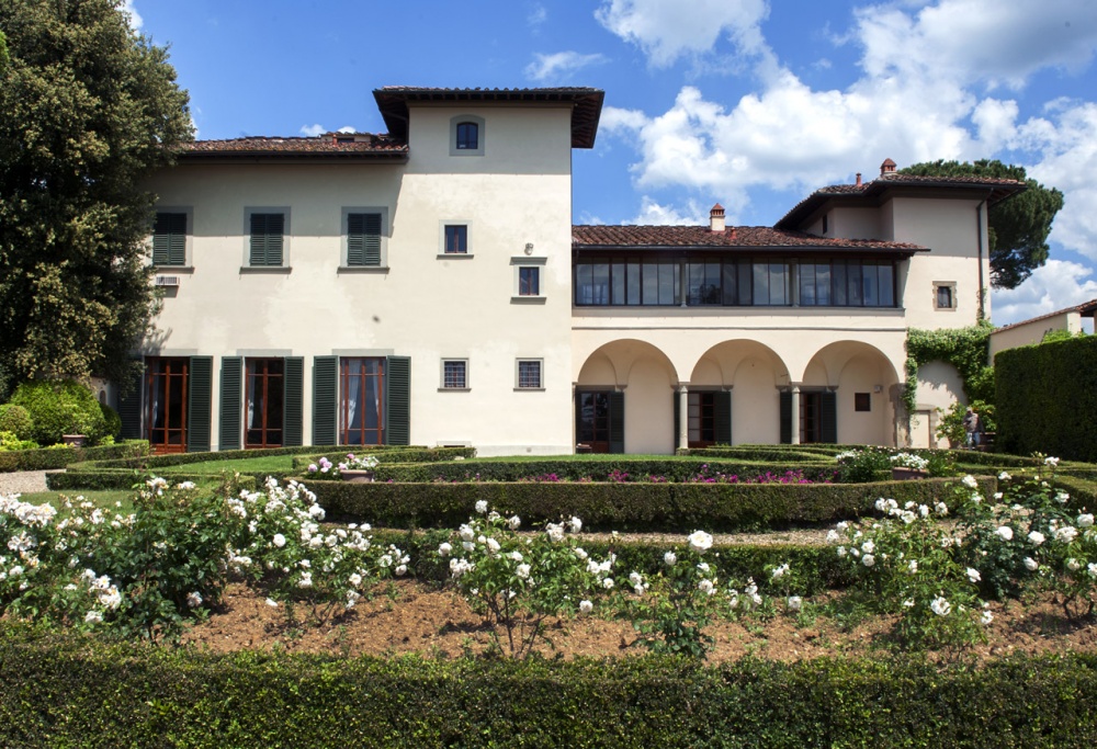 entrance of a villa in florence