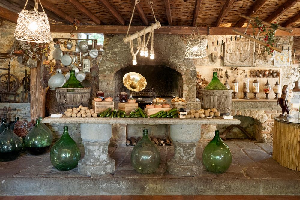 zucchini potatoes buffet tuscan wedding hamlet